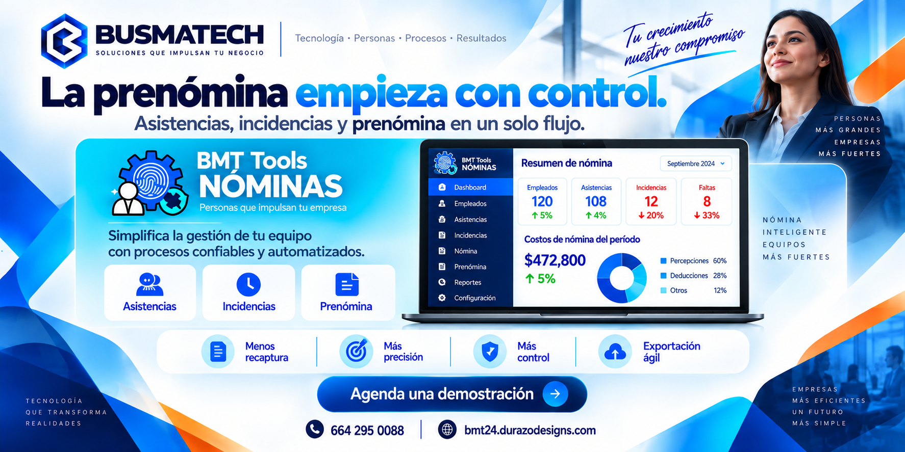 La prenómina empieza con control