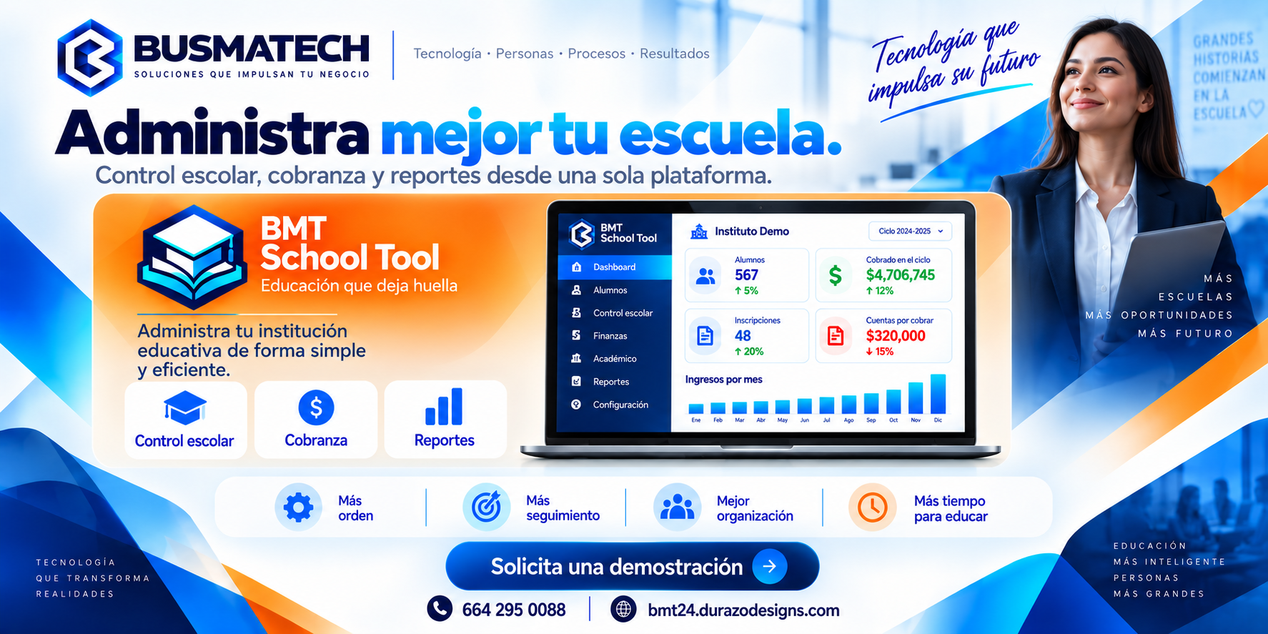 Administra mejor tu escuela