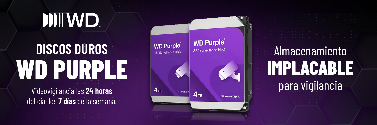 WD Purple · almacenamiento para videovigilancia